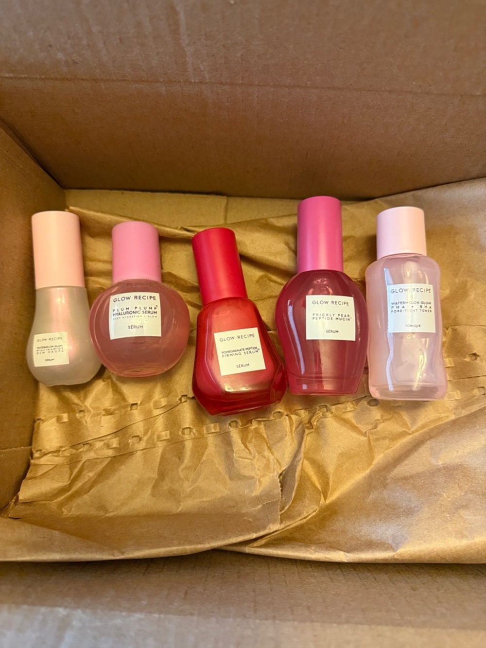 Glow Recipe Pink, Red & Cream Serum Set - Hydrating Face Primers